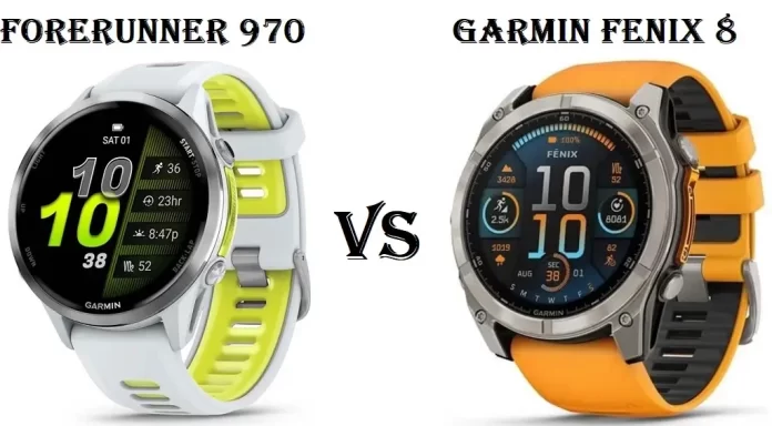 Garmin Fenix 8 VS Forerunner 970