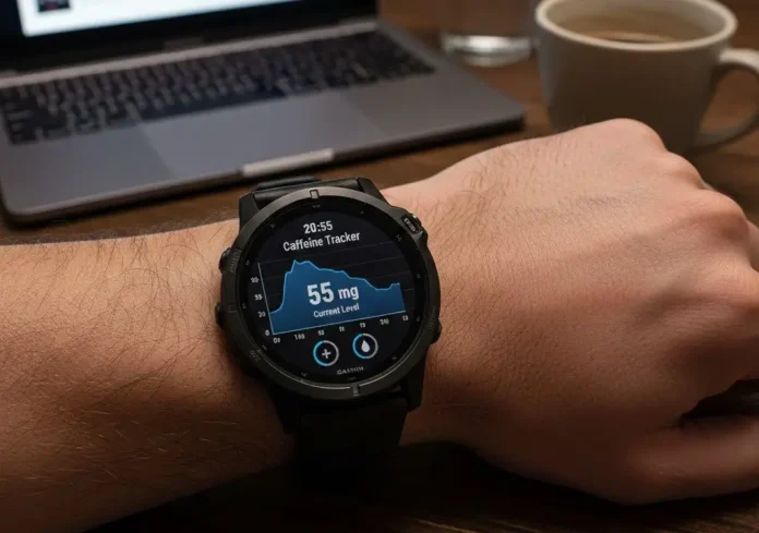 Garmin Caffeine Tracker