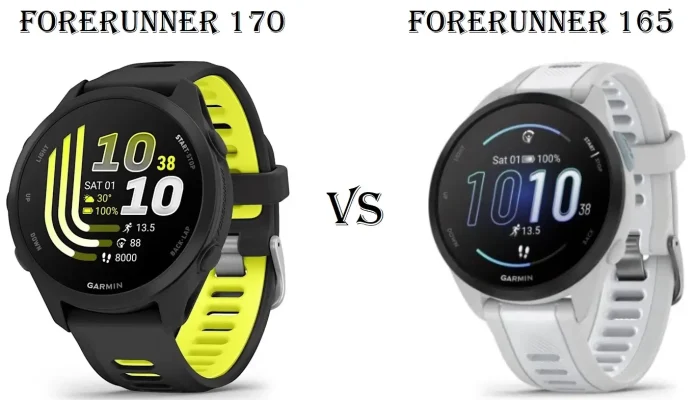 Garmin Forerunner 170 vs. Forerunner 165