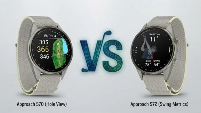 Garmin Approach S72 vs. Approach S70